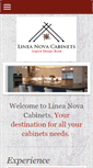 Mobile Screenshot of lineanovacabinets.com